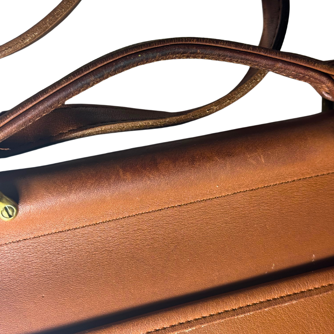 Brown 1990's Coach Willis Bag C7 L-9927