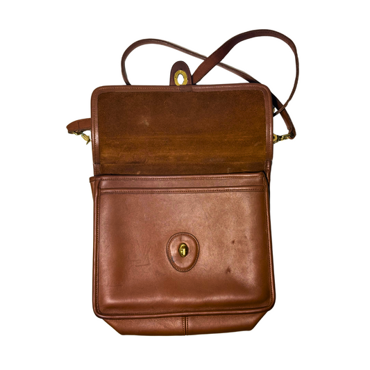 Brown 1990's Coach Willis Bag C7 L-9927